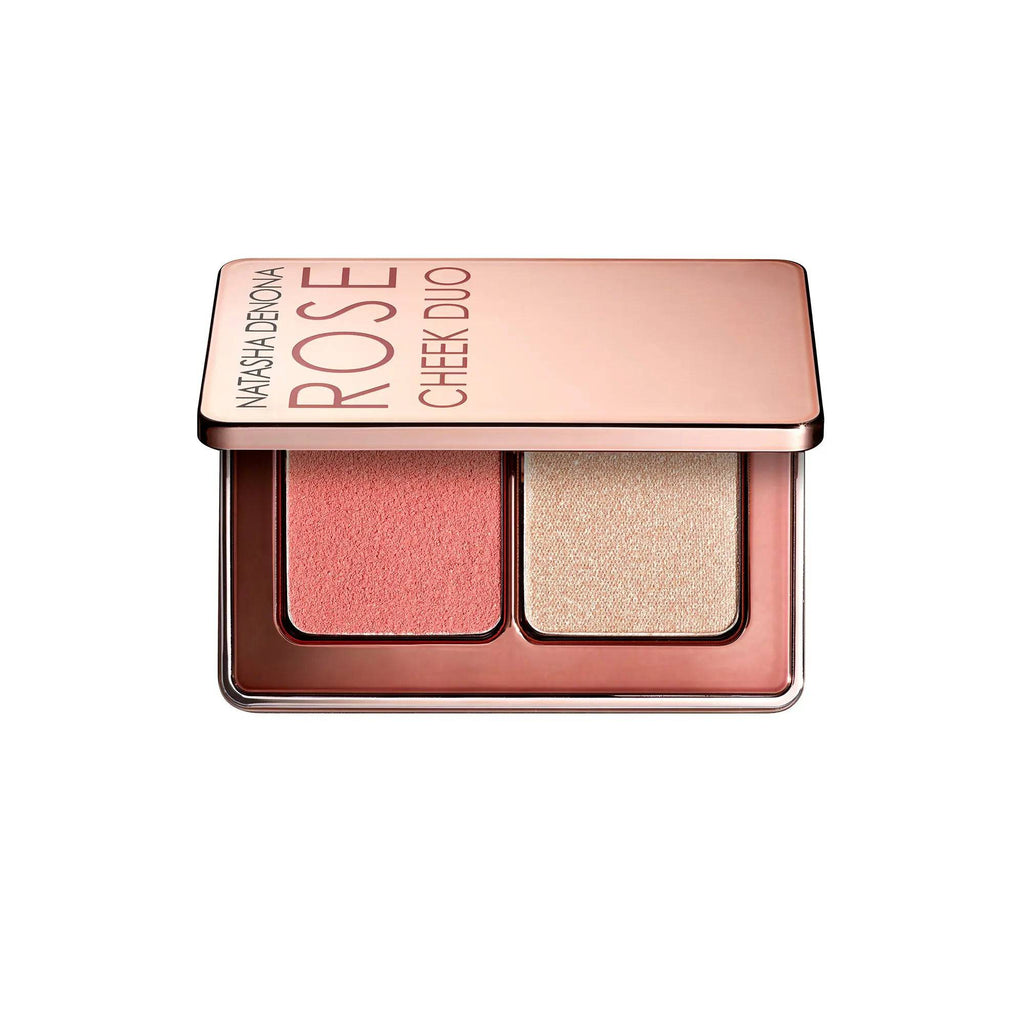 Natasha Denona Mini Rose Cheek Duo blush and highlighter