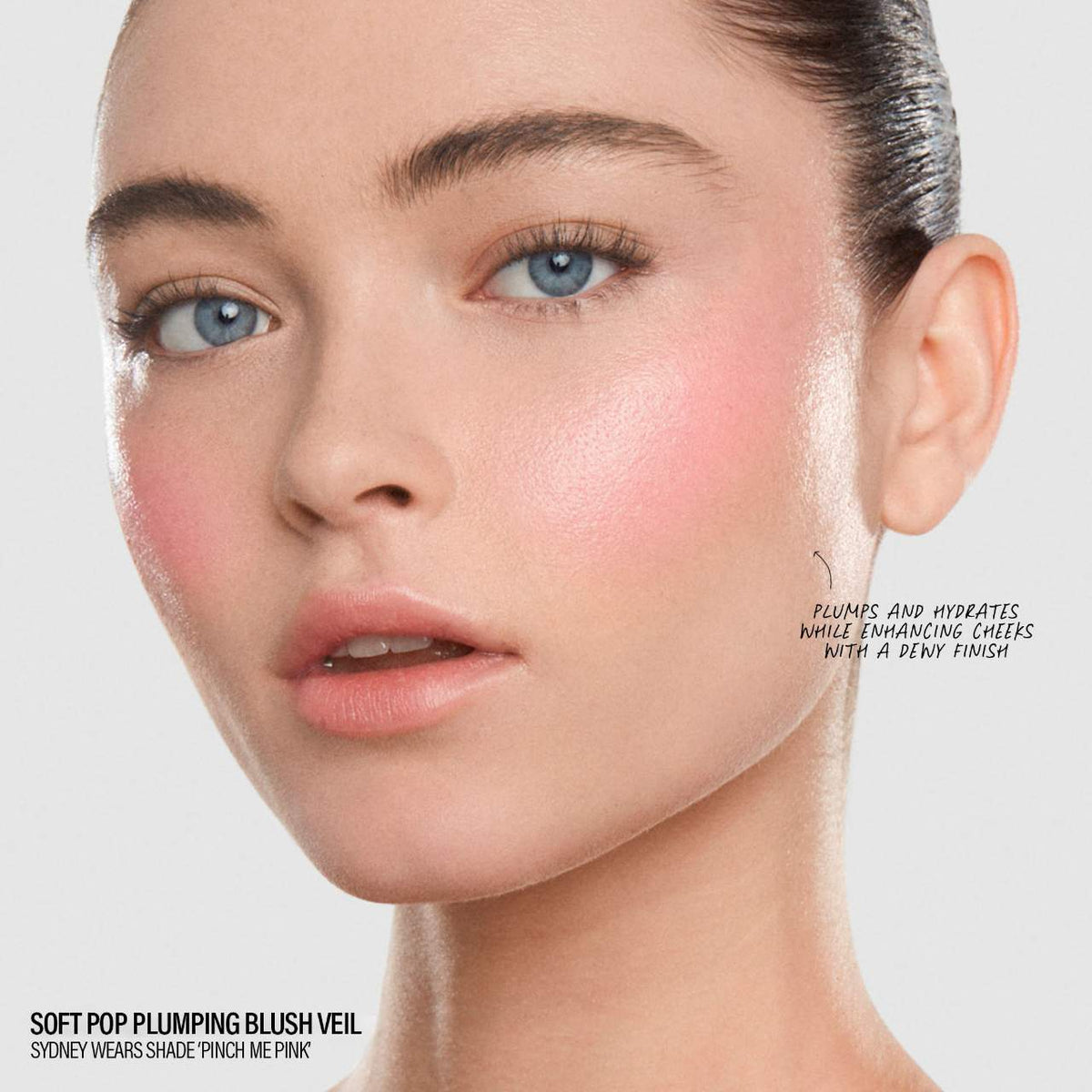 Makeup By Mario Soft Pop Plumping Blush Veil in Pinch Me Pink swatch