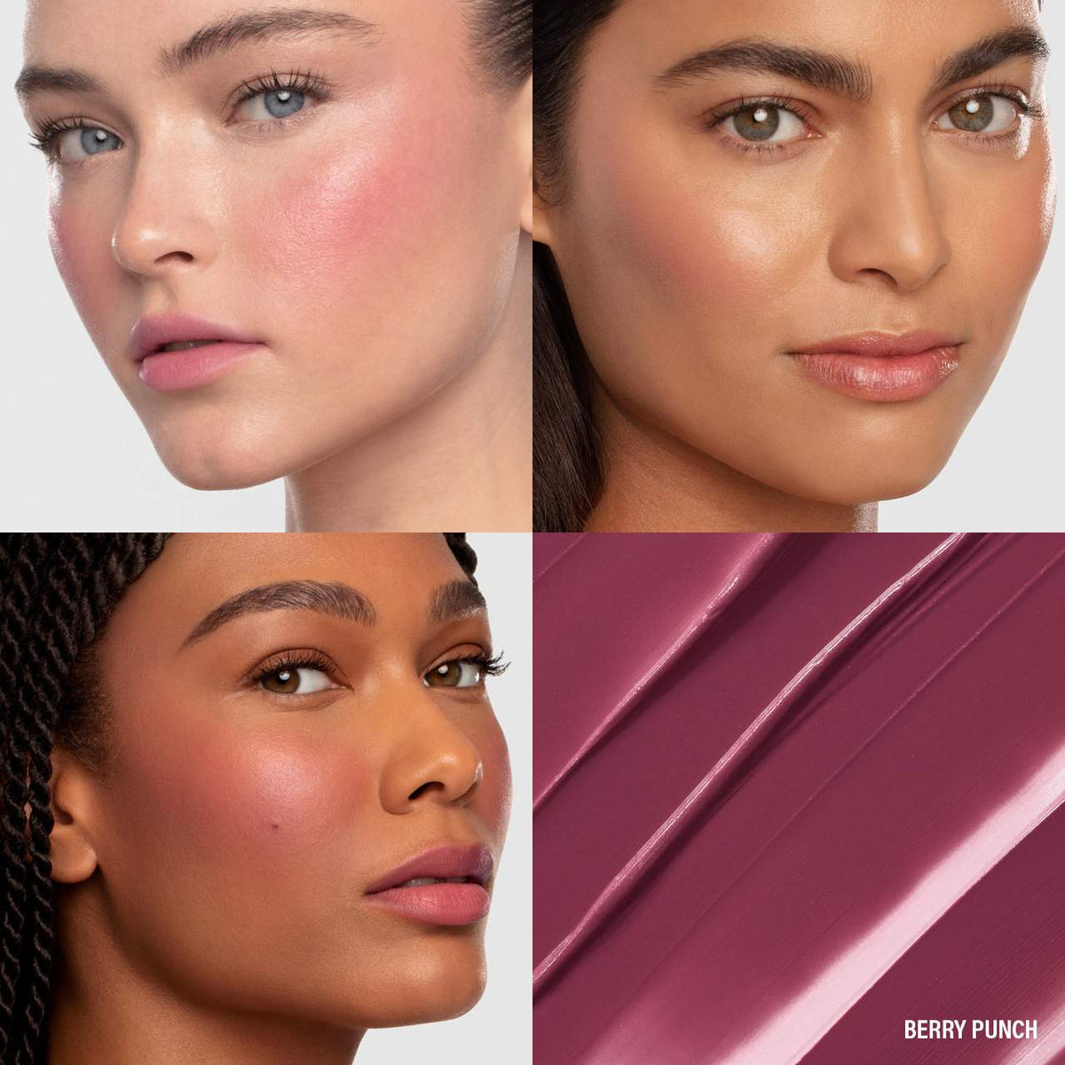 Makeup By Mario Soft Pop Plumping Blush Veil in Berry Punch swatch